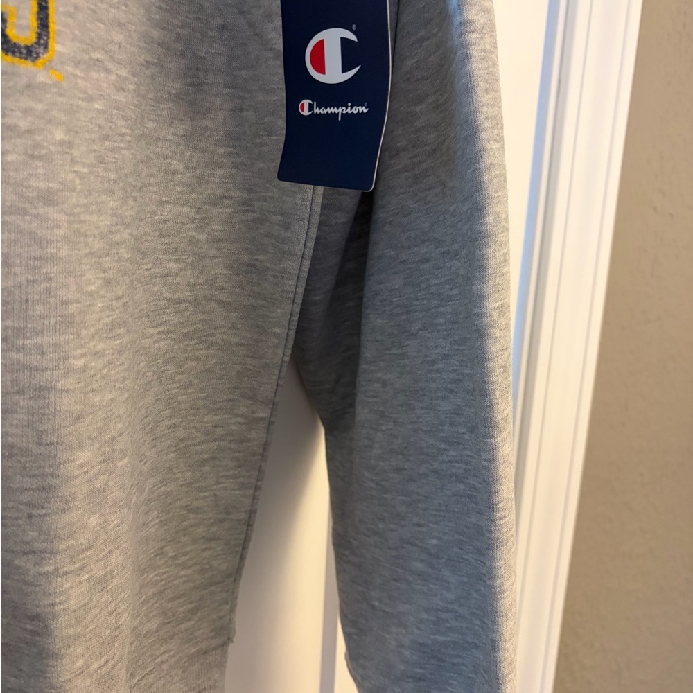 Champion Gray Michigan Wolverines Sweatshirt - Picture 3 of 3